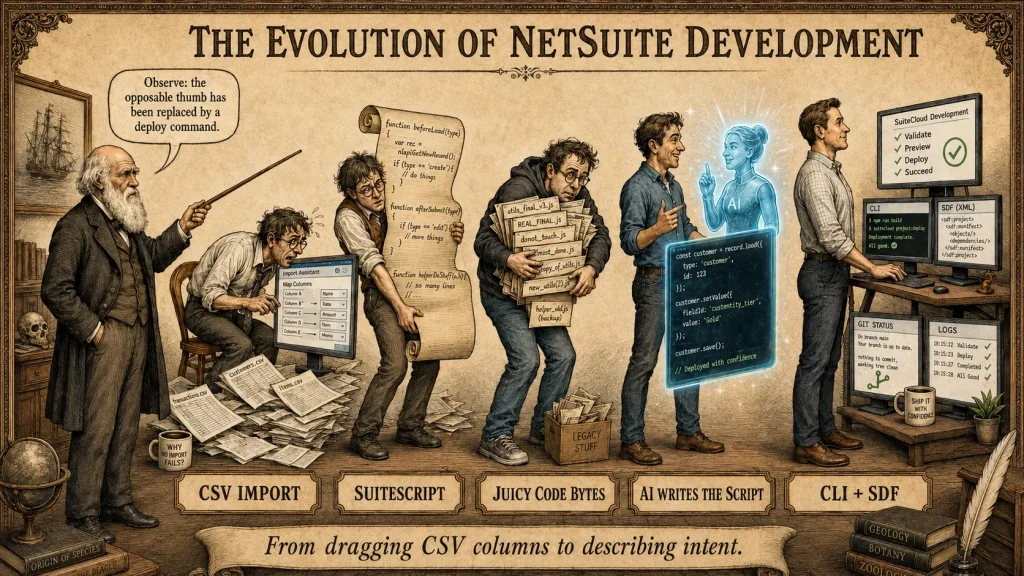 The Evolution of NetSuite Development Inspired by Chuck Darwin